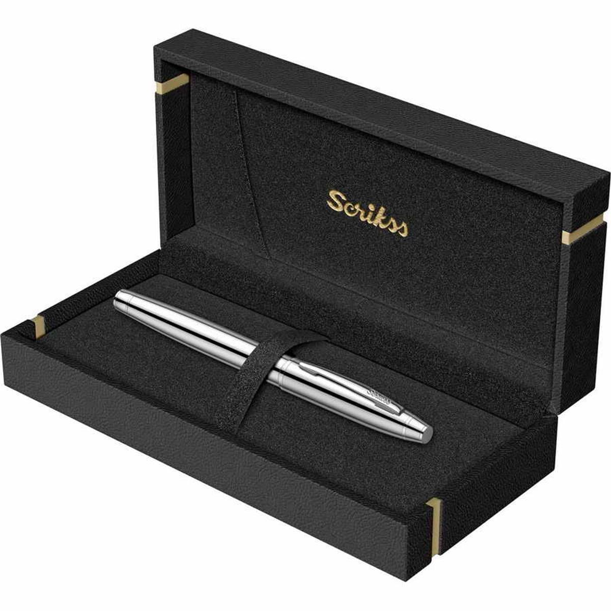Scrikss 35 Roller Kalem Krom Lüks Kutuda