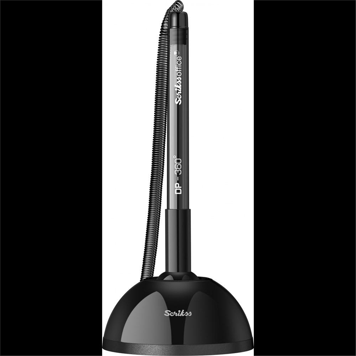 Scrikss Tükenmez Kalem Jel 0.7 MM Spiralli Siyah DP-360