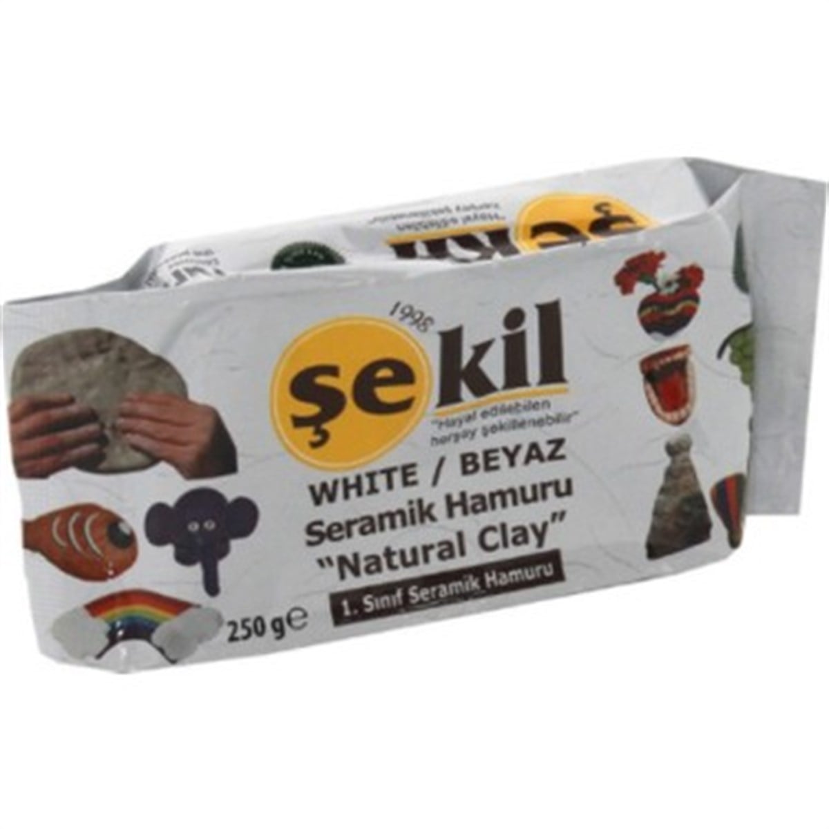 Sekil Sek-001 Vakumlu Seramik Hamuru Beyaz 250 Gr