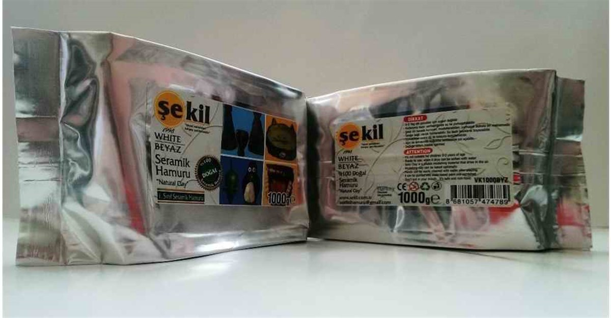 Sekil Sek-003 Vakumlu Seramik Hamuru Beyaz 1000Gr
