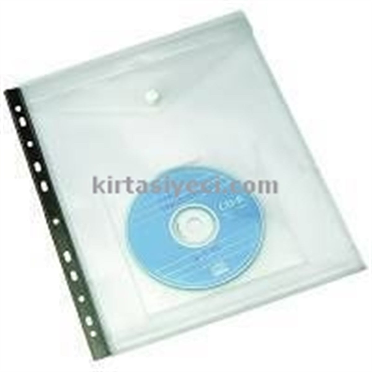 Serve Sv-6108 Çitçitli Zarf Cd Cepli Dosya Seffaf