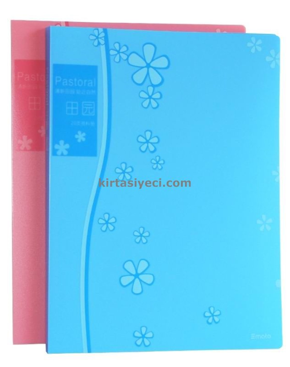 Smato W5521 20 Li Sunum Dosyasi Çicek Desen Mor 