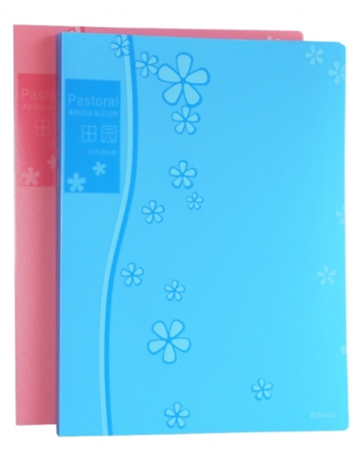Smato W5521 20 Li Sunum Dosyasi Çicek Desen Mavi 