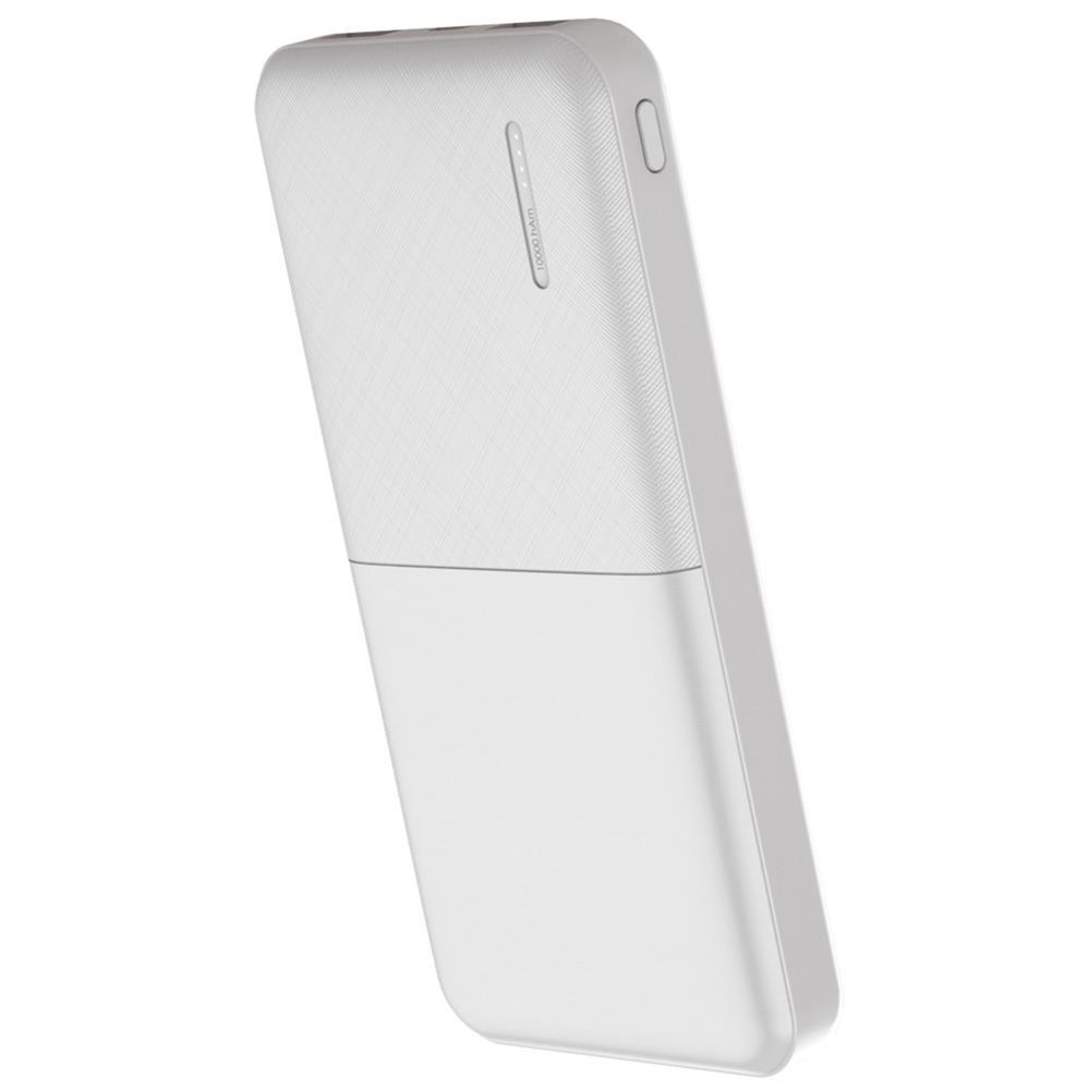 SnapMax SNP-3009 Beyaz 10.000 mah Powerbank 2x USB Çıkışlı 1 Type-C ve 1 Micro Girişli