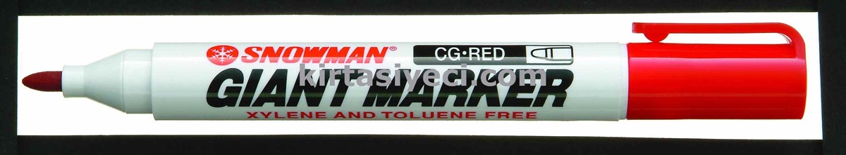 Snowman Cg-12 Permanent Markor Siyah