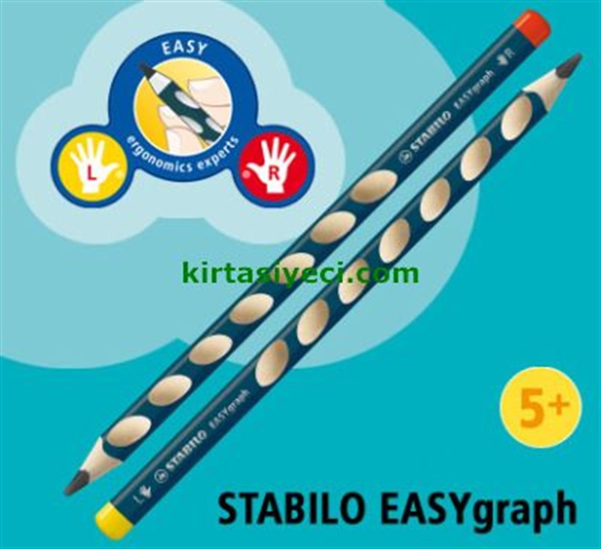 Stabilo Kursun Kalem Easy Graph 321/Hb-6 Sol El 