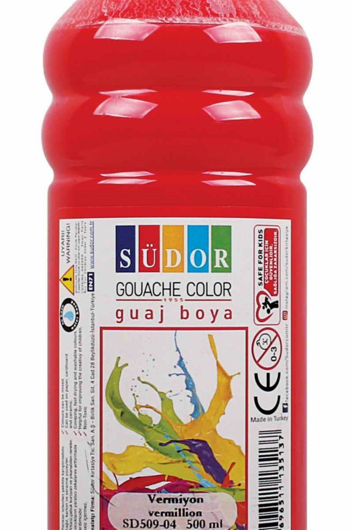 Südor Sd509-04 Guaj Boya 500Ml Vermiyon