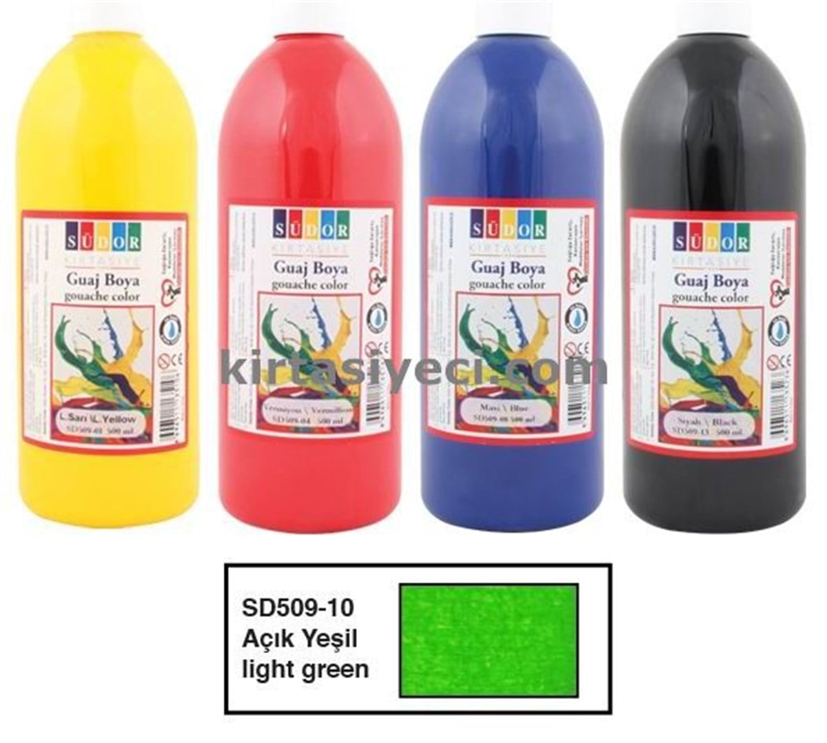 Südor Sd509-10 Guaj Boya 500Ml Açik Yesil