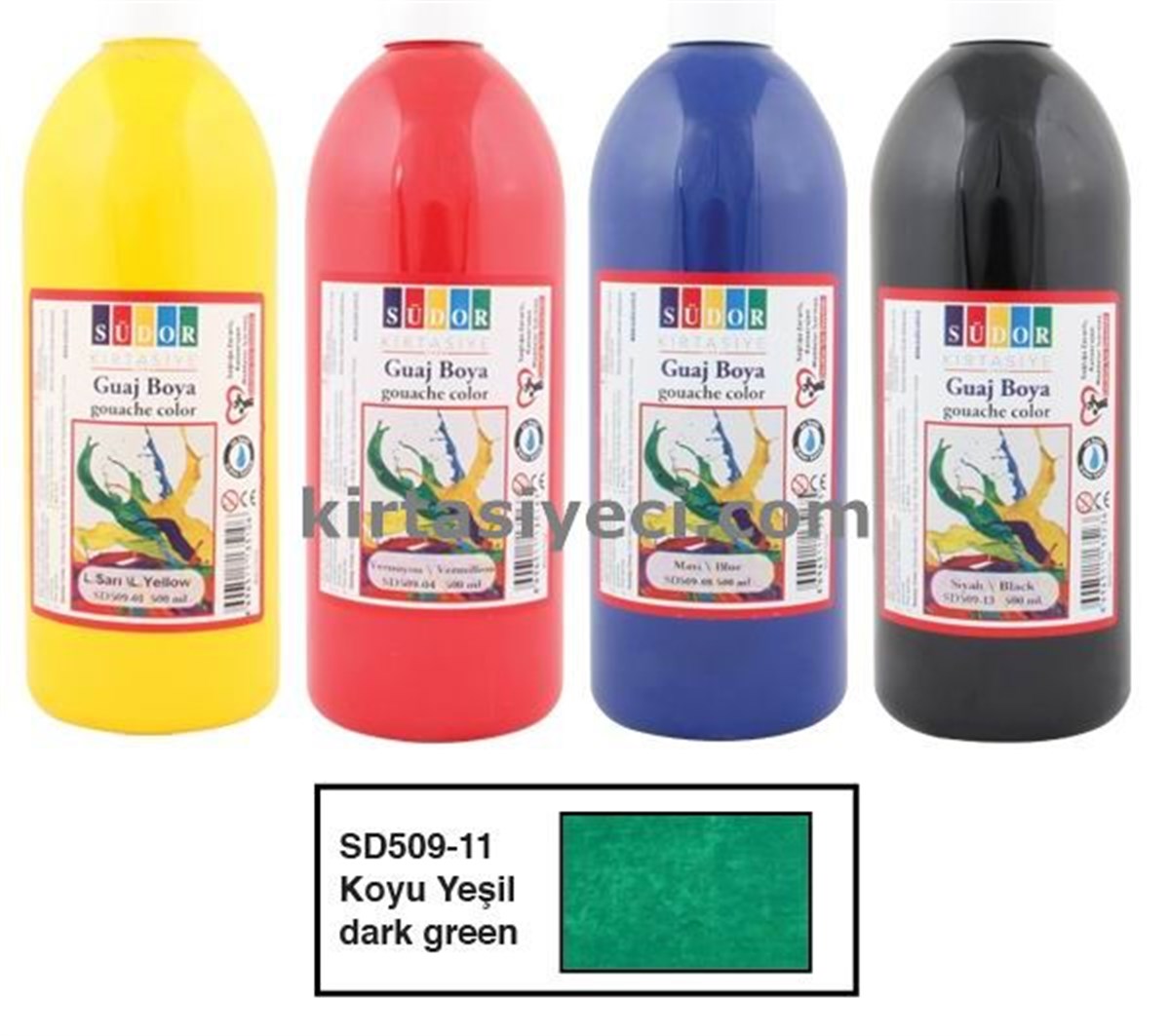 Südor Sd509-11 Guaj Boya 500Ml Koyu Yesil
