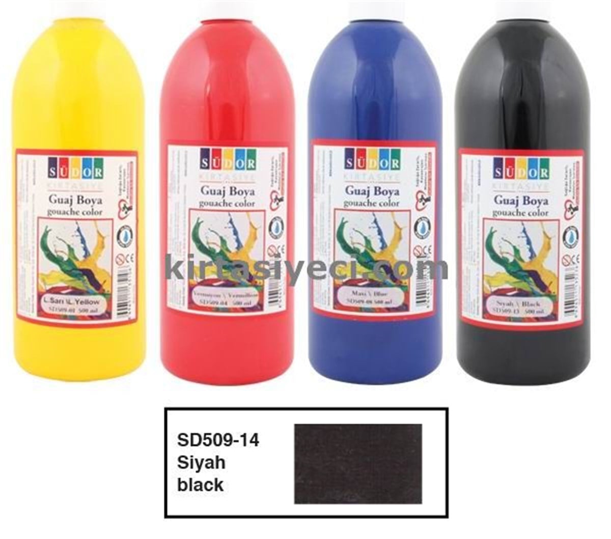 Südor Sd509-14 Guaj Boya 500Ml Siyah