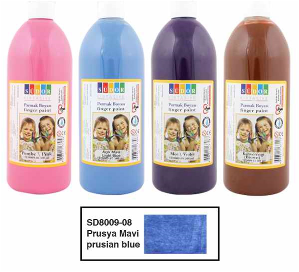 Südor Sd8009-08 Parmak Boyasi 500Ml Prusya Mavi