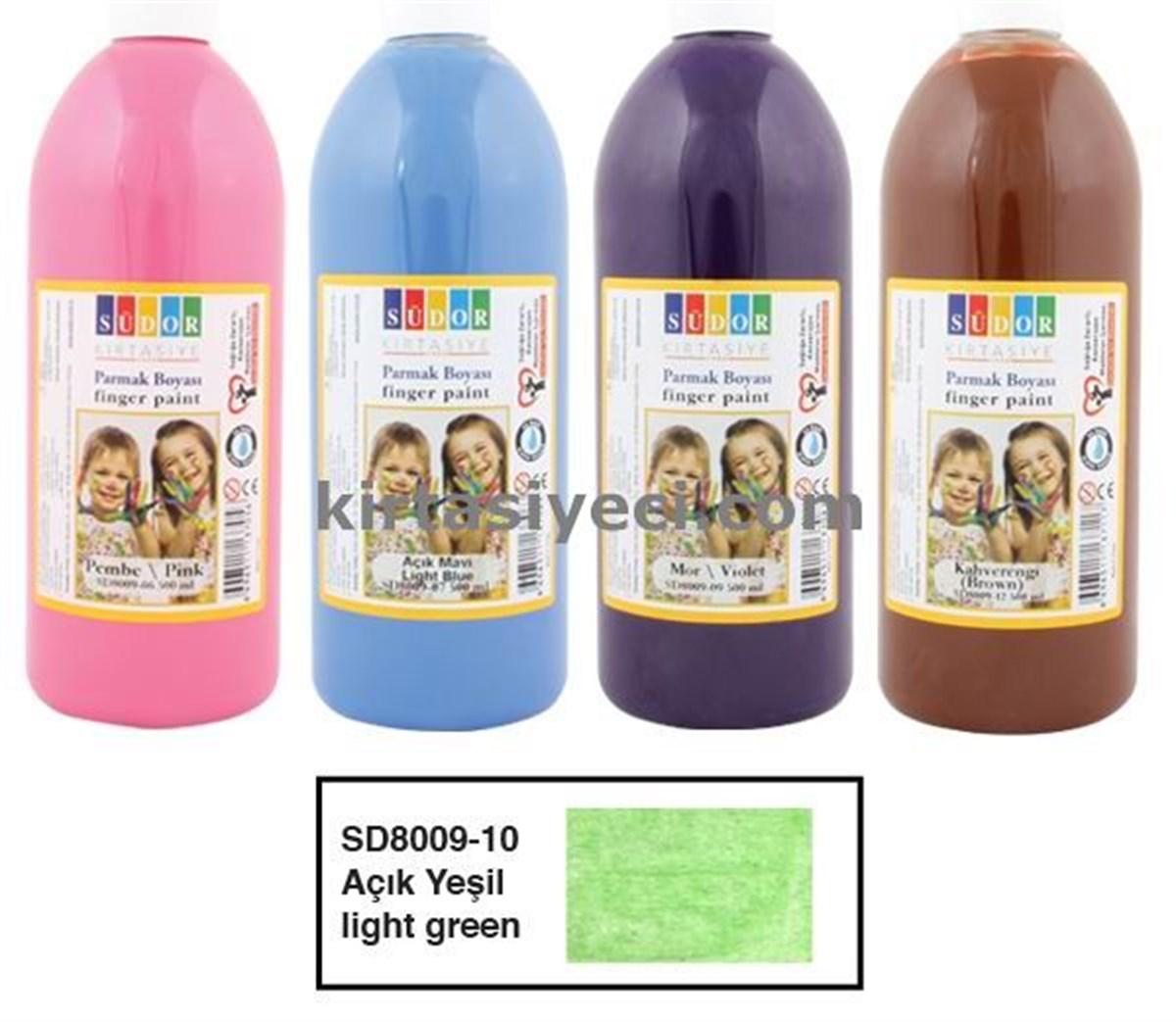 Südor Sd8009-10 Parmak Boyasi 500Ml Açik Yesil