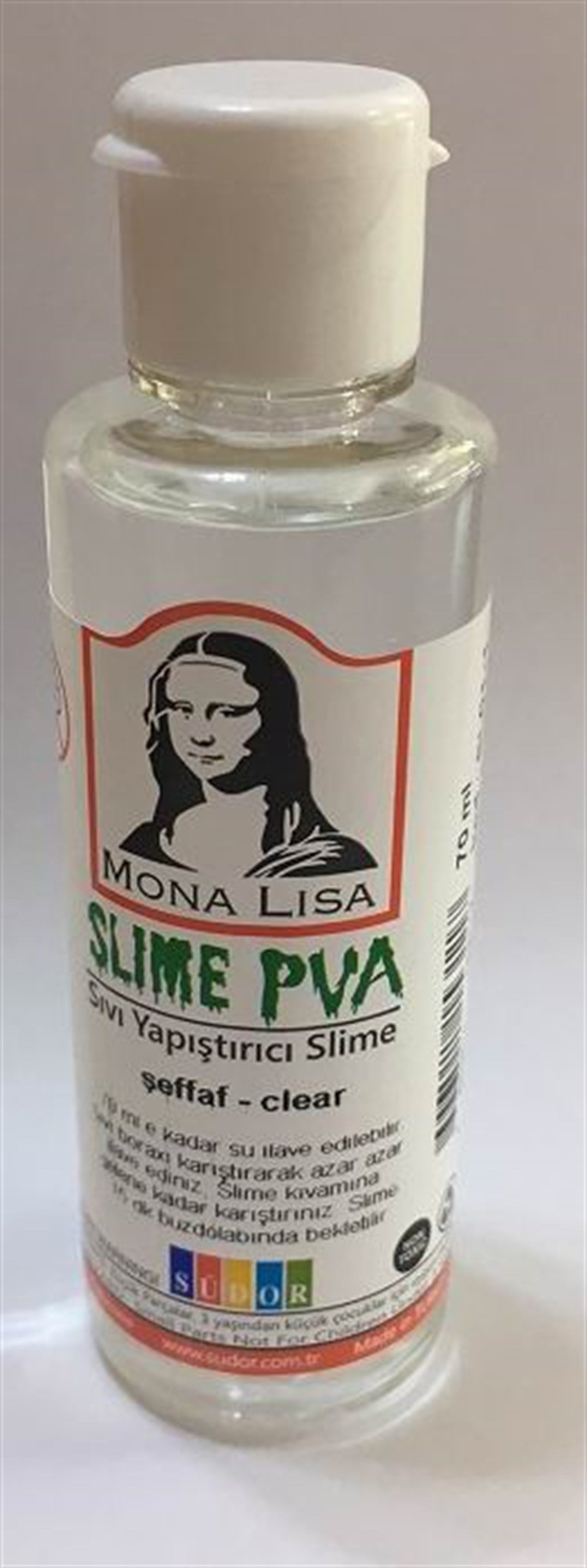 Südor Sl01-1 Sivi Yapistirici Slime Seffaf 70Ml