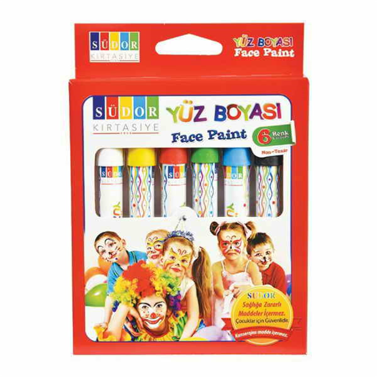 Südor Yb01 Yüz Boyasi 6Li Set  
