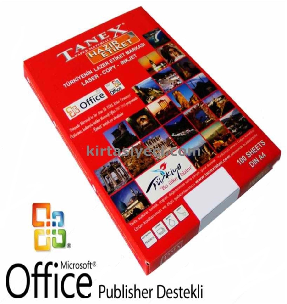 Tanex Tw-2037 70X37,125 Mm Lazer Etiketi 