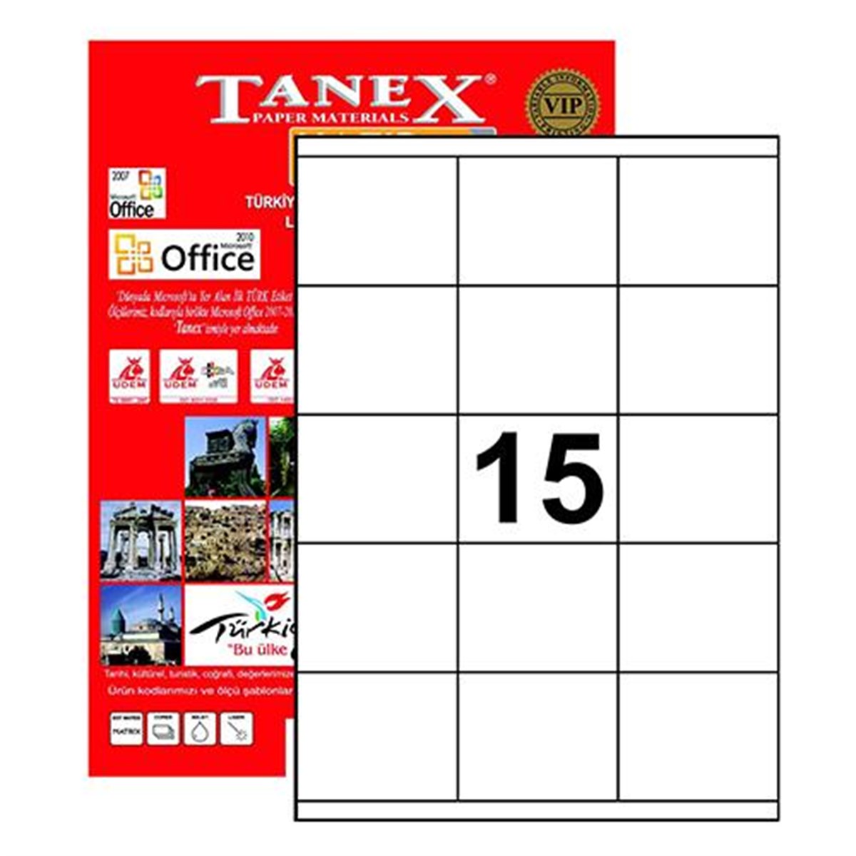 Tanex Tw-2115 70X56 Mm Laser Etiket