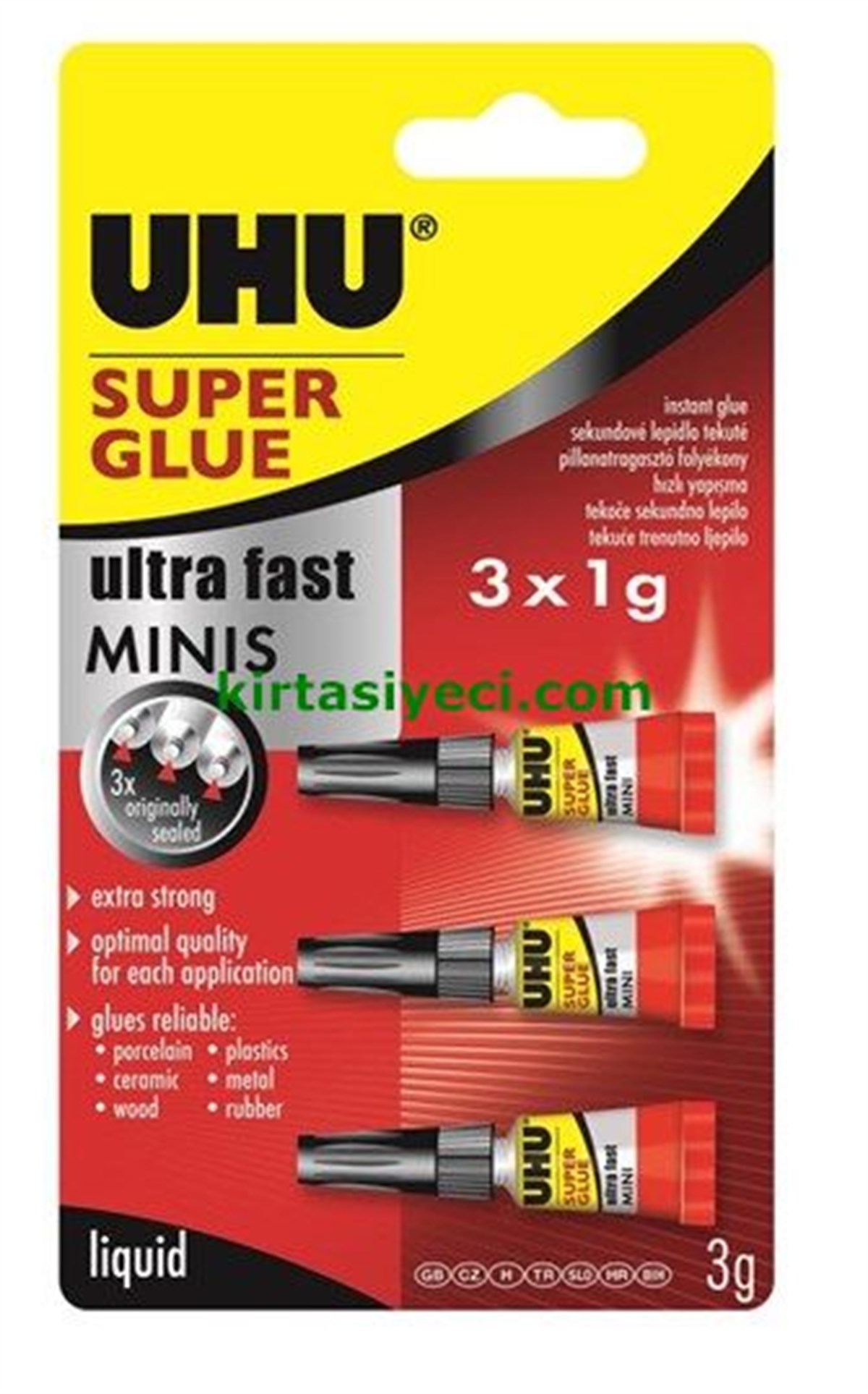 Uhu 40360 Super Glue Jel Japon Yapistirici Adet 