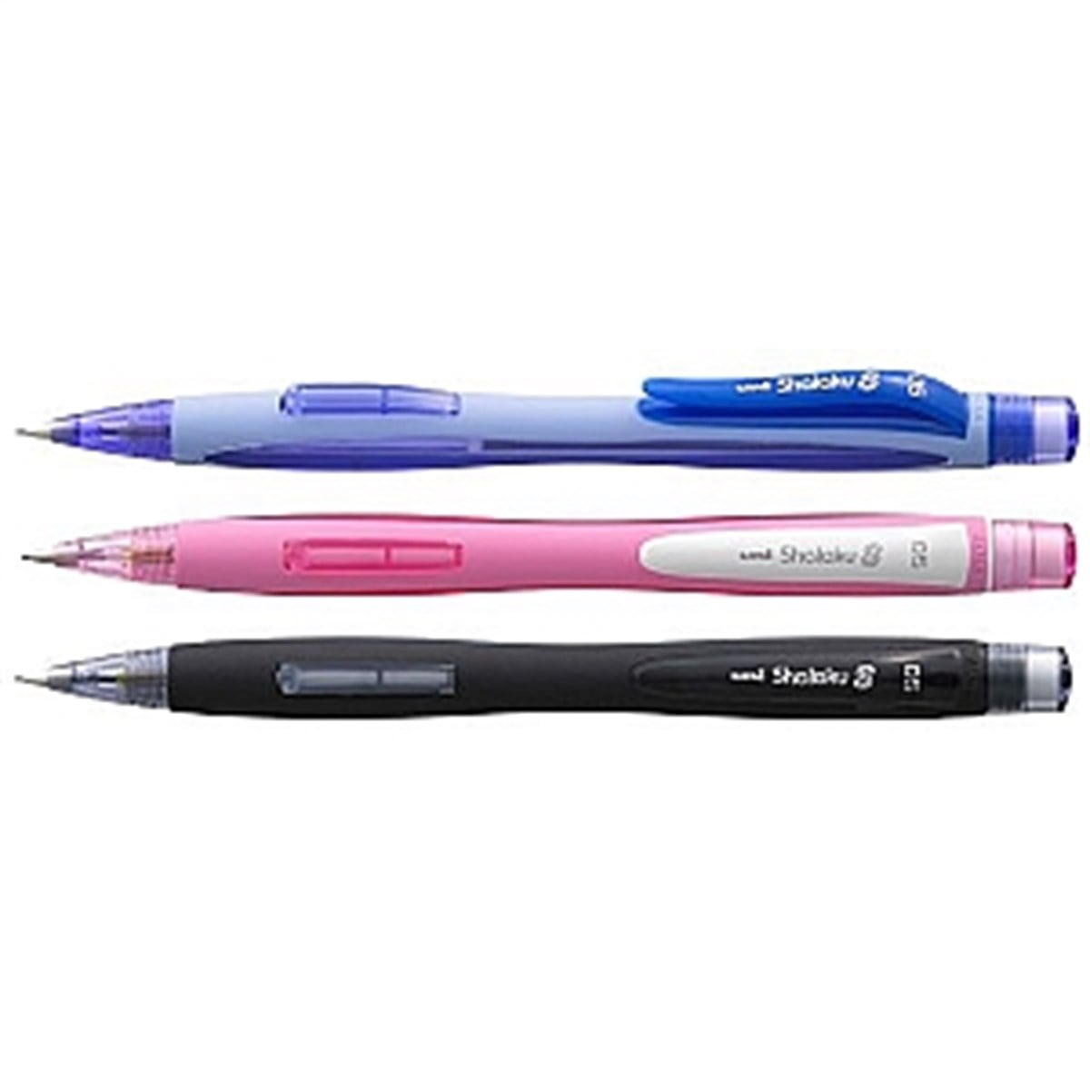 Uniball M5-228 Shalaku S 0.5Mm Mekanik Versatil Kalem Yandan Basma Mekanizmali Siyah 