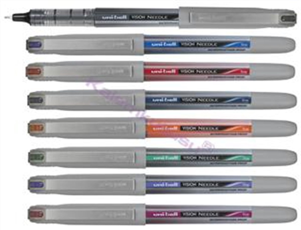 Uniball Ub-185 Vision Needle 0.5 Igne Uçlu Roller Kalem Mavi Adet 