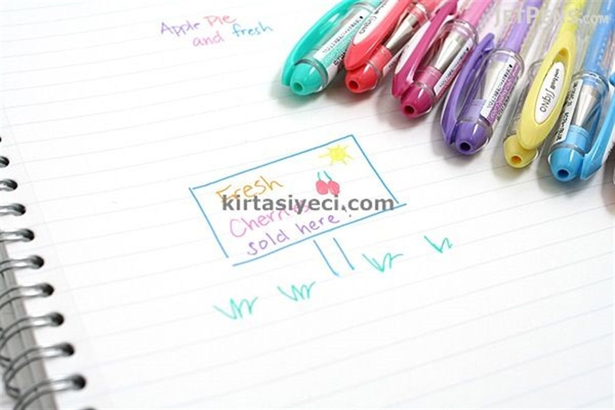 Uniball Um-120Ac Angelic Colour 0.7 Jel Kalem Sari Adet 