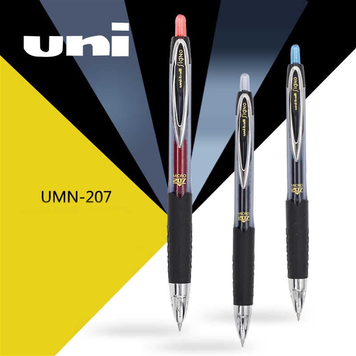 Uniball Umn-207 Roller Kalem 0.5Mm  Kirmizi Adet