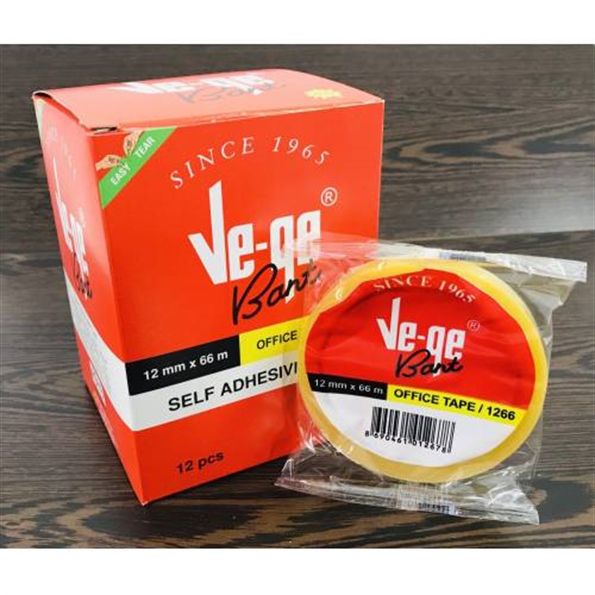 Vege Eto 1266 Seffaf Bant Office 12X66 Adet