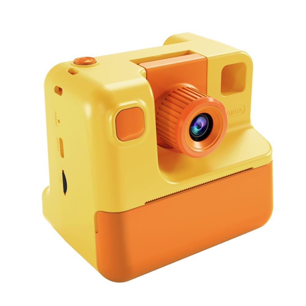 WowKids WS-C03 Çocuk Fotoğraf Video Çekme Termal Çıktı Alan Sarı Fotoğraf Makinası