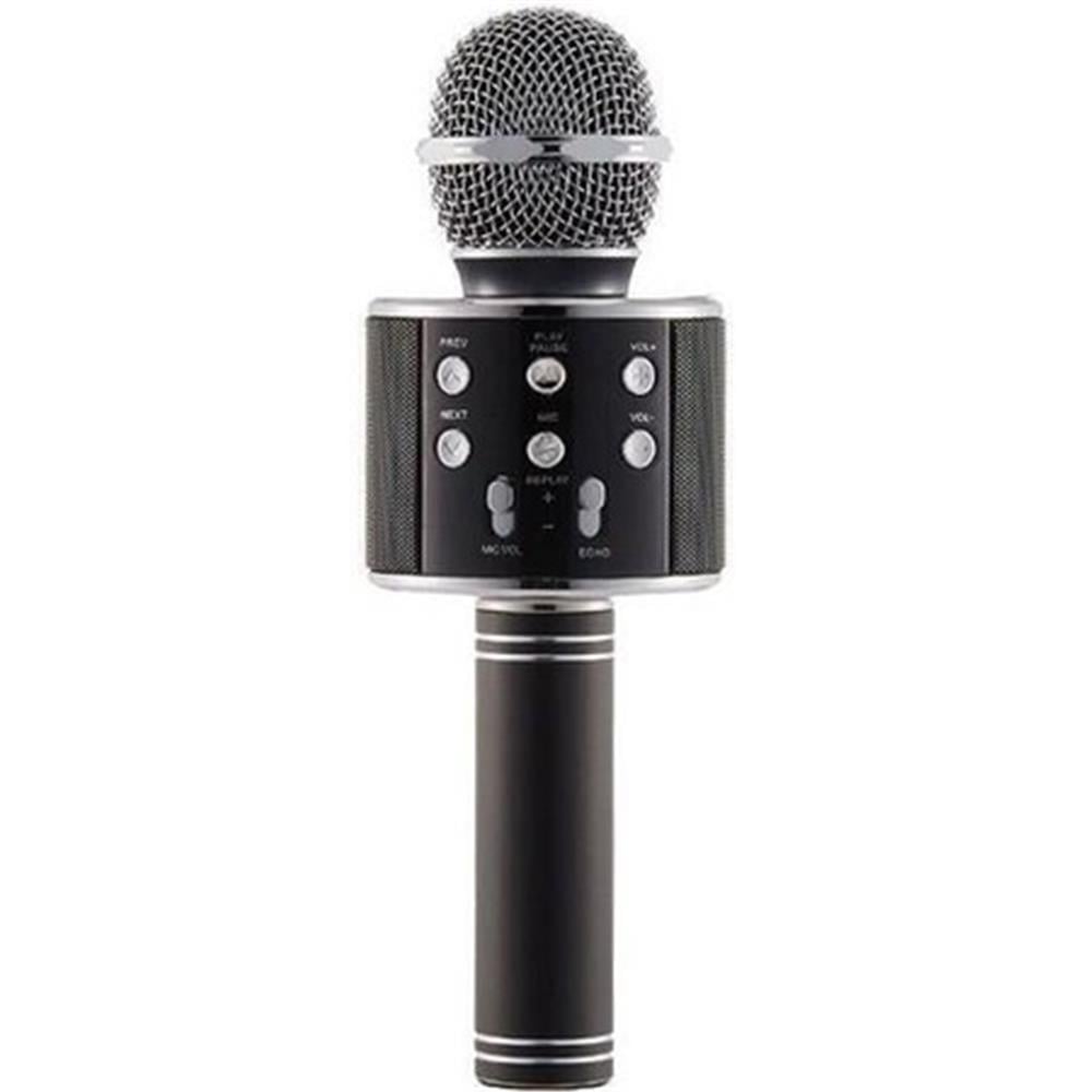 Wster Ws-858 Siyah Bluetooth Karaoke Mikrofon