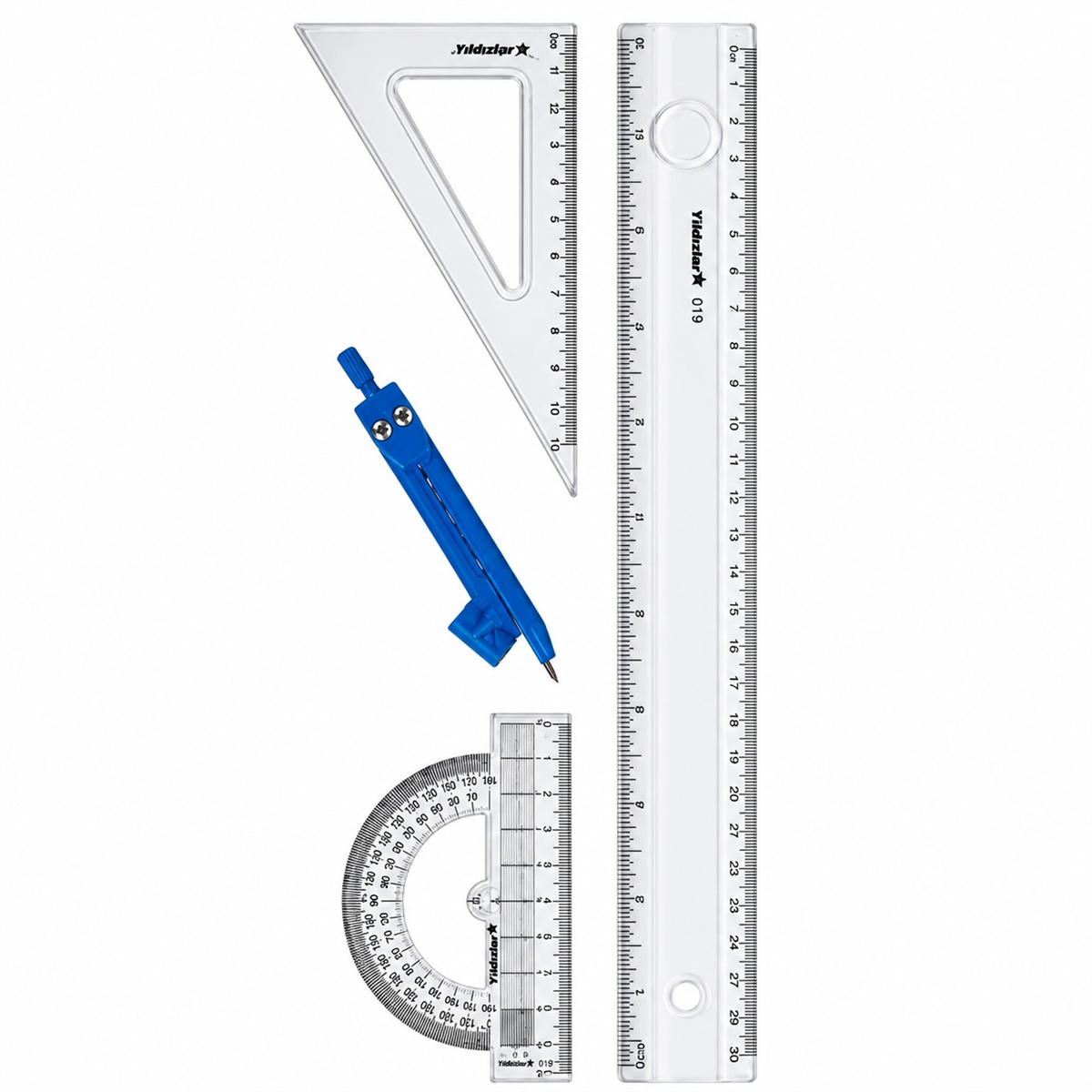 Yildizlar 019 Pergelli Çizim Seti 30Cm