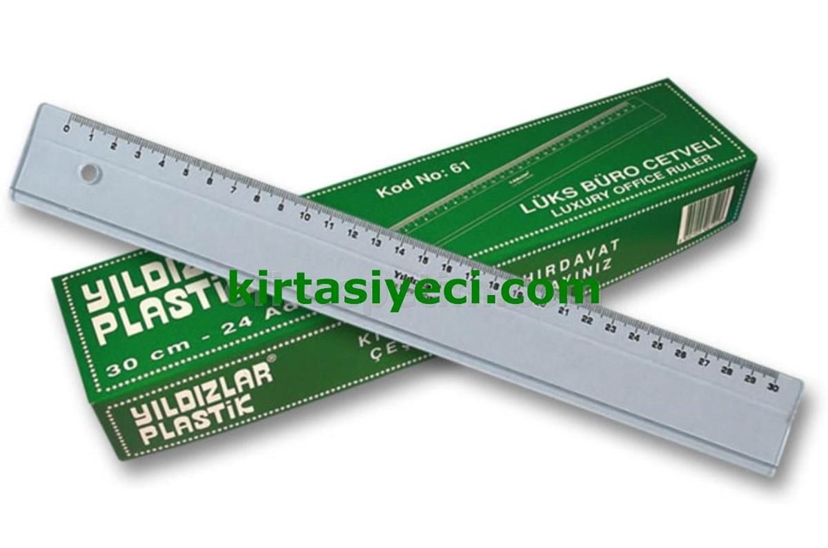 Yildizlar Yld-061 Lüks Büro Cetveli 30Cm.   