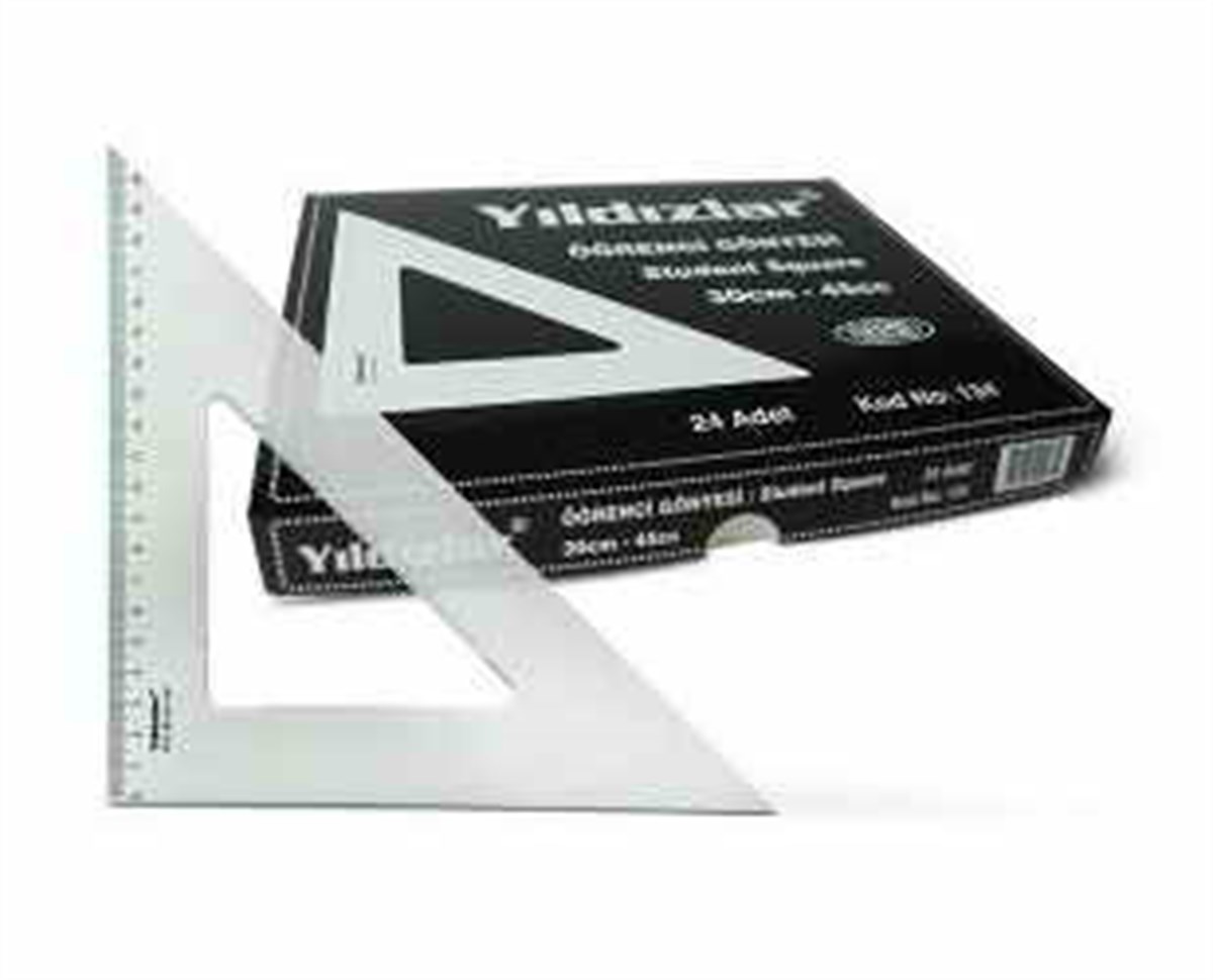 Yildizlar Yld-134 Ögrenci Gönyesi 30Cm 45 Derece