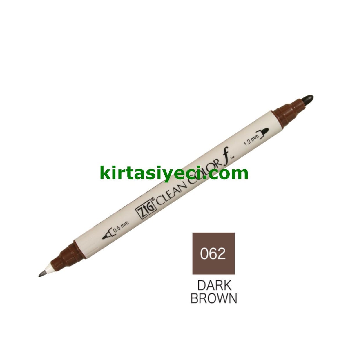Zig Clean Color F Tcs-6000T 062 Dark Brown