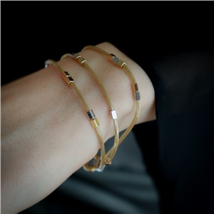 14 Ayar Altın Minimal Tasarım Bileklik