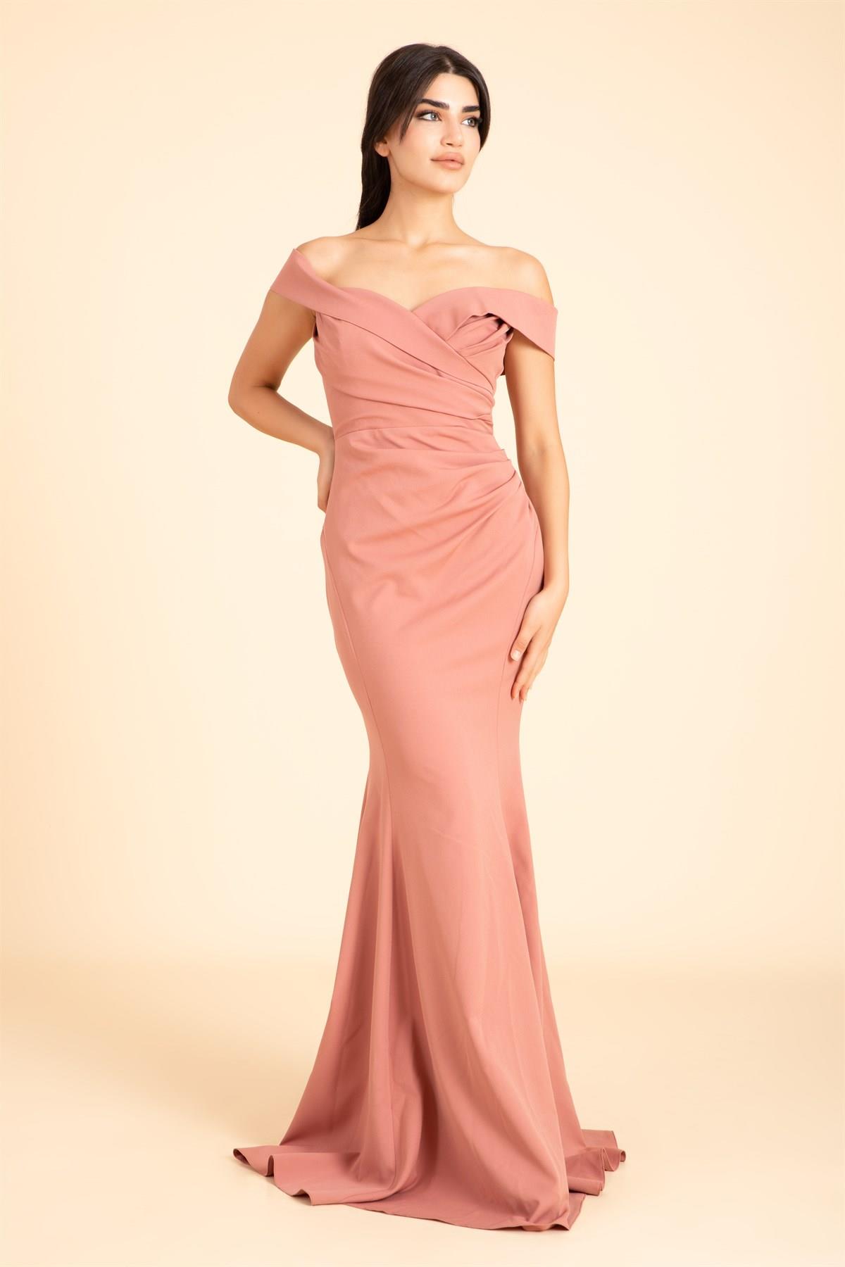 فستان سهرة فستان السمك 4902-1