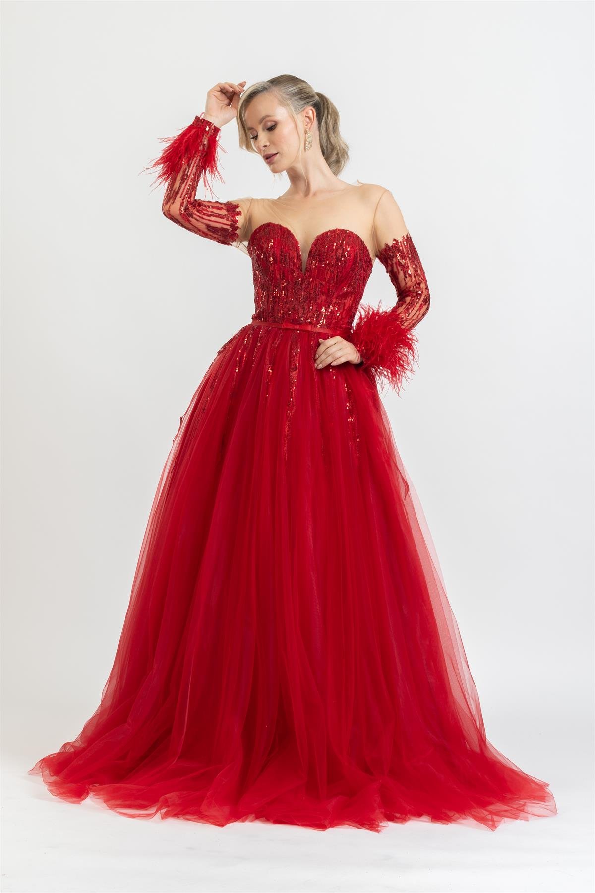 Nafide ABİYE ELBİSE -618-