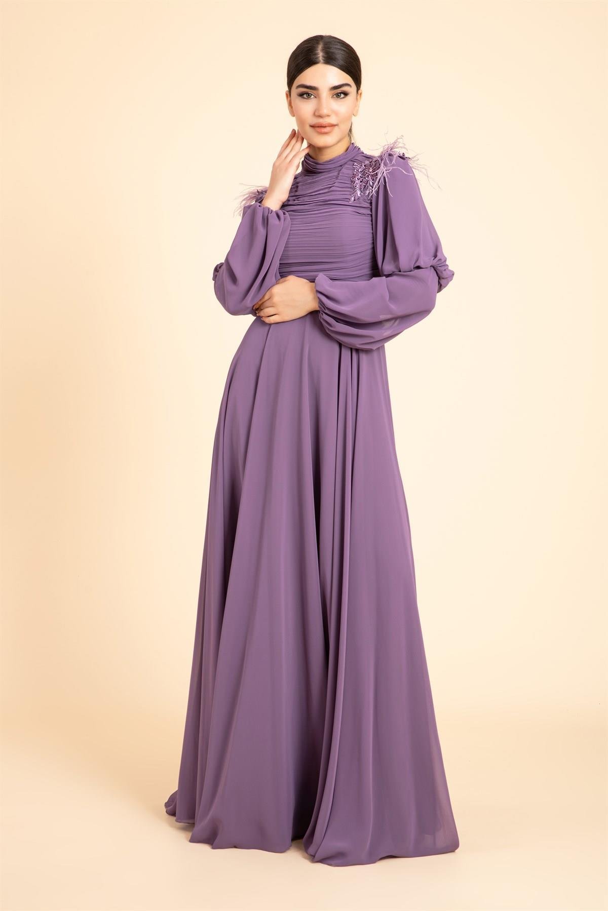 فستان السهرة الحجاب 4306