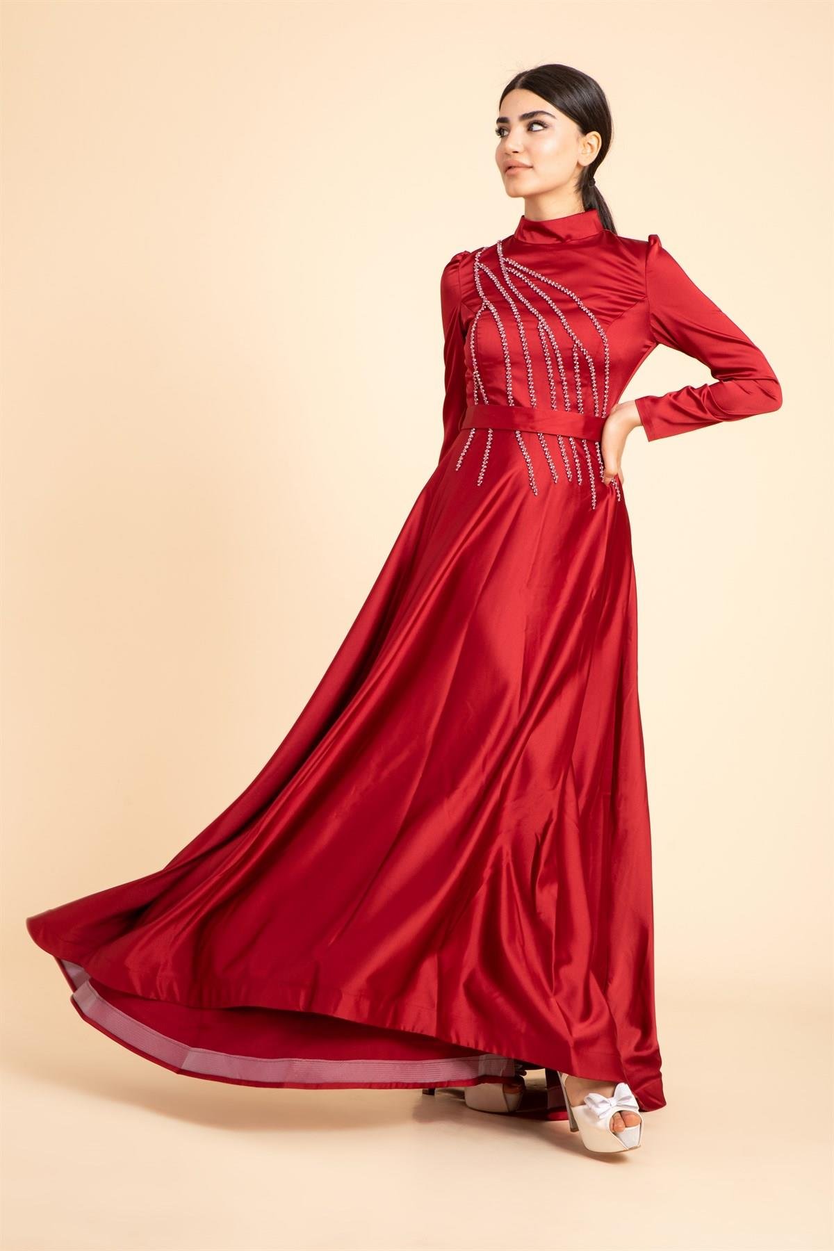 فستان السهرة الحجاب 4337