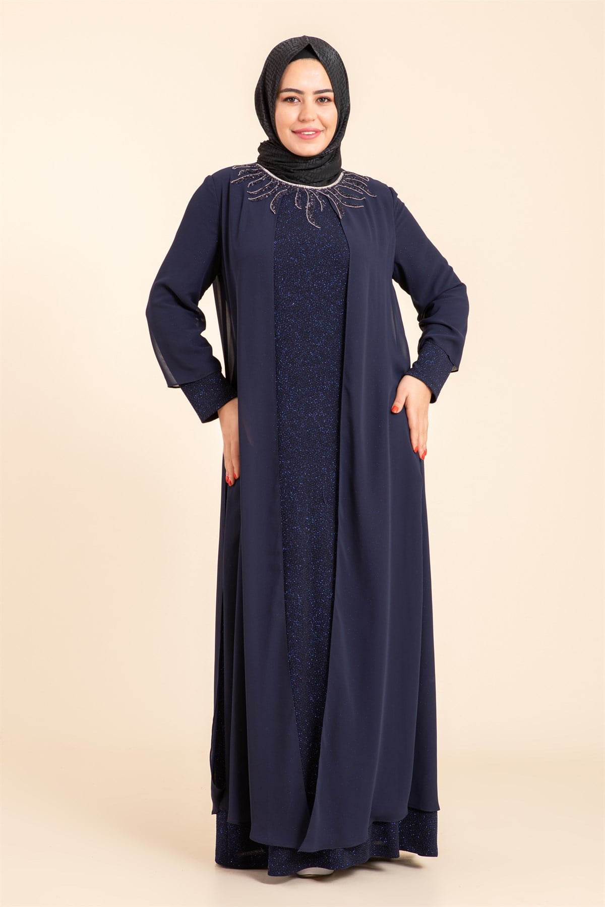 TESETTÜR ABİYENafideNafide TESETTÜR ABİYE ELBİSE 2387