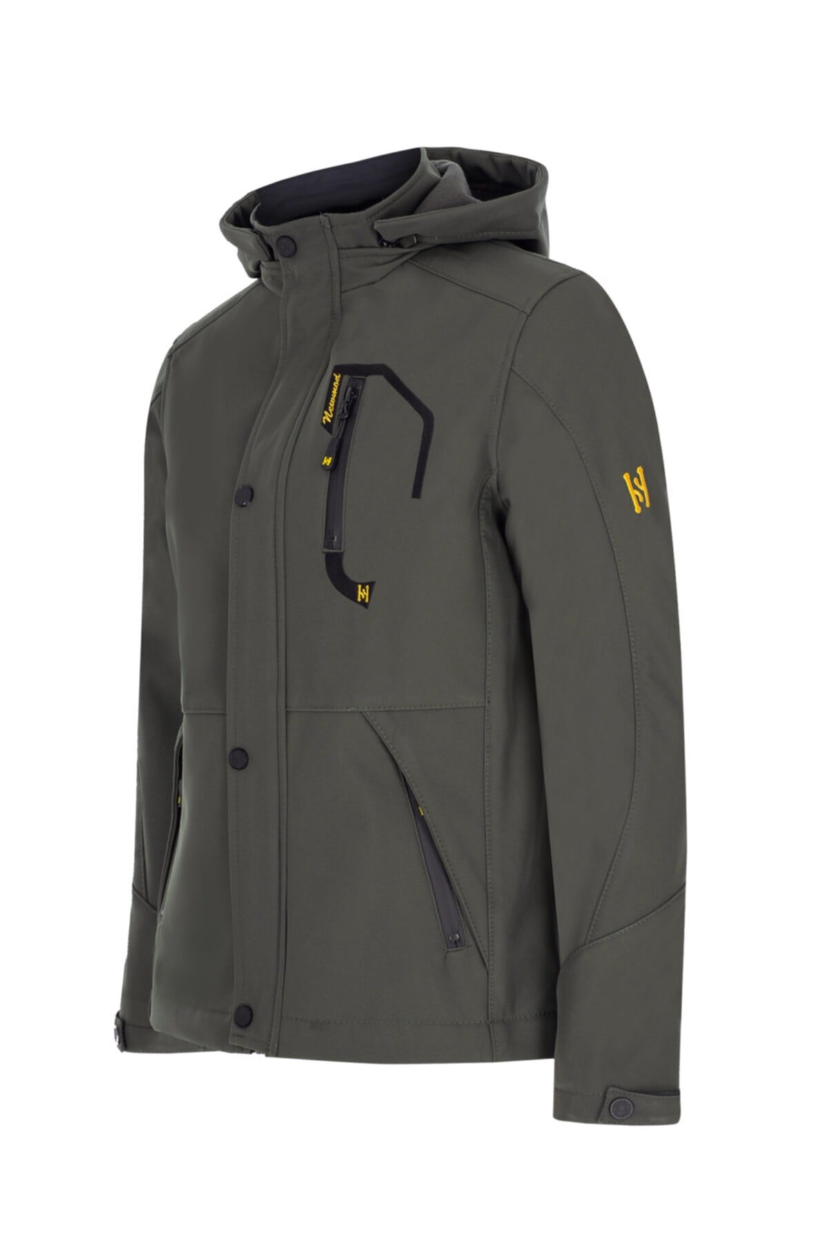 SİVAİST ORJİNAL SOFTSHELL Su ve Rüzgar Geçirmez Gora Tex Kapşonlu Sıcak Ceket - Mont