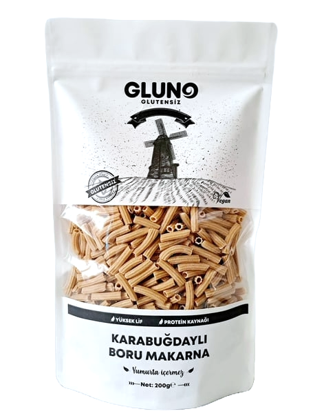 Gluno Glutensiz Karabuğdaylı Boru Makarna 200g
