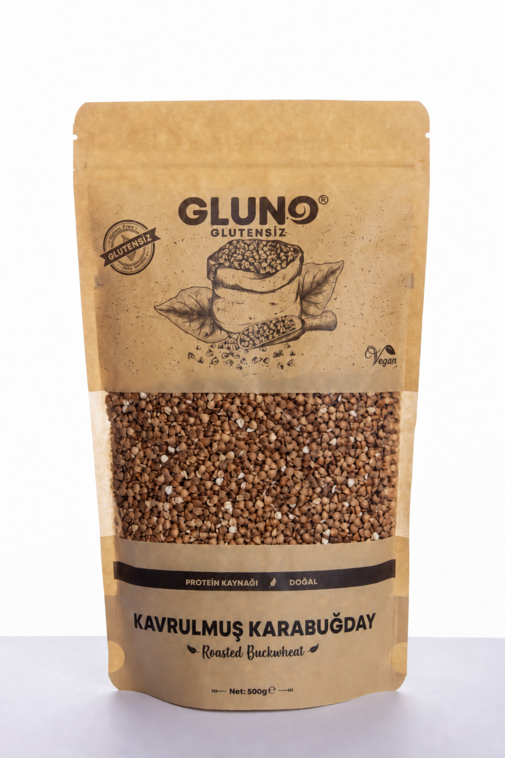 Gluno Glutensiz Kavrulmuş Karabuğday 500 gr