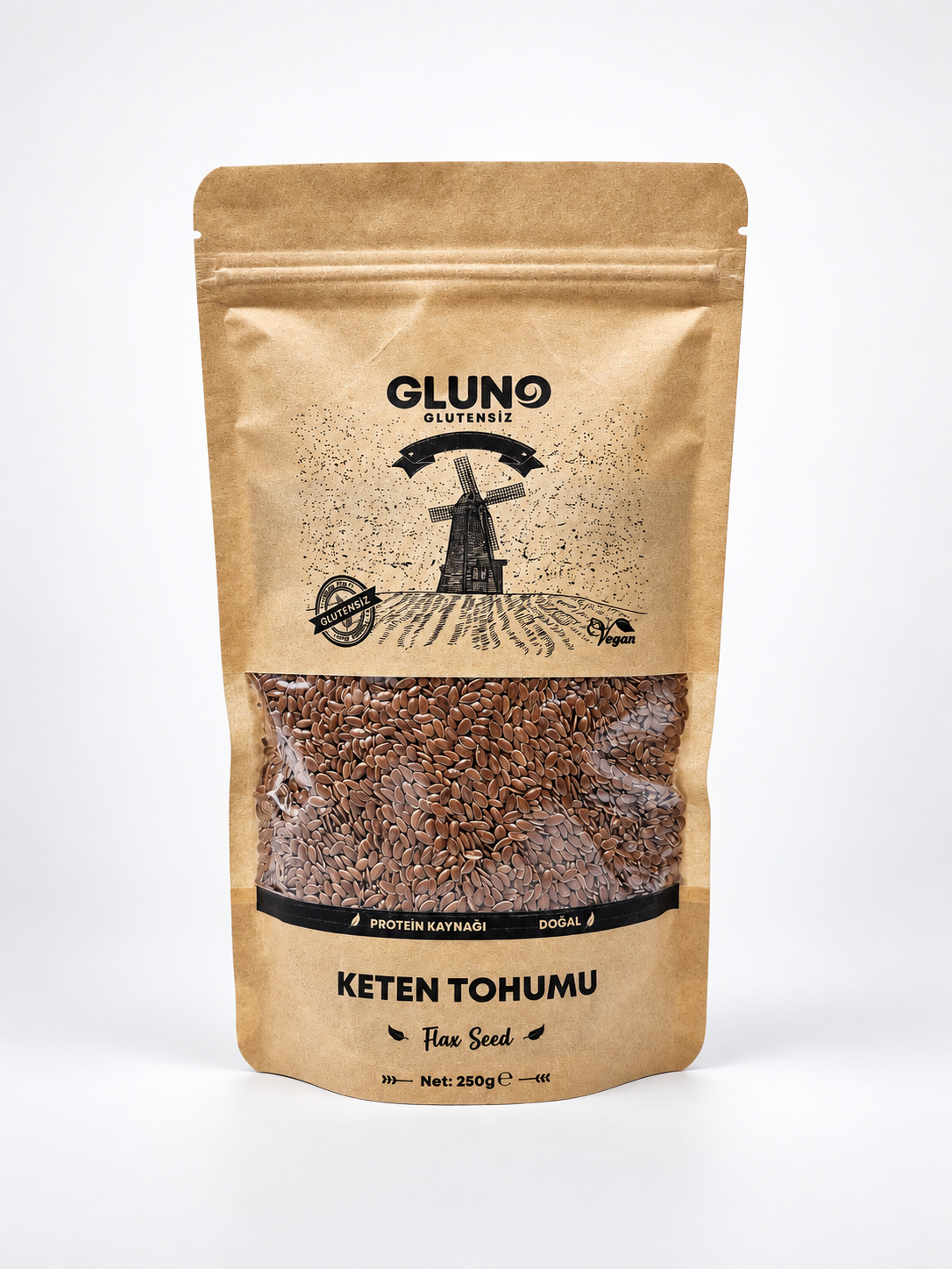 Gluno Glutensiz Keten Tohumu 250 gr