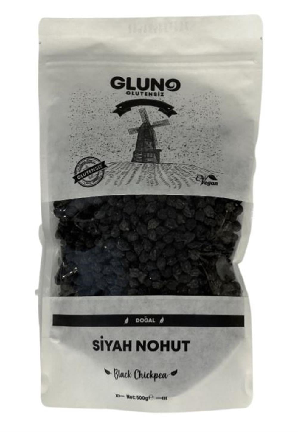 Gluno Glutensiz Siyah Nohut 500g