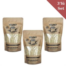 Gluno Glutensiz Çiğ Karabuğday 500 gx3 Set