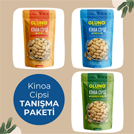 Gluno Glutensiz Kinoa Cipsi Tanışma Paketi