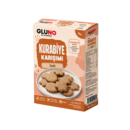 Gluno Glutensiz Sade Kurabiye Karışımı 300g