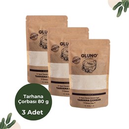 Gluno Glutensiz Tarhana Çorbası 80 gr 3'lü