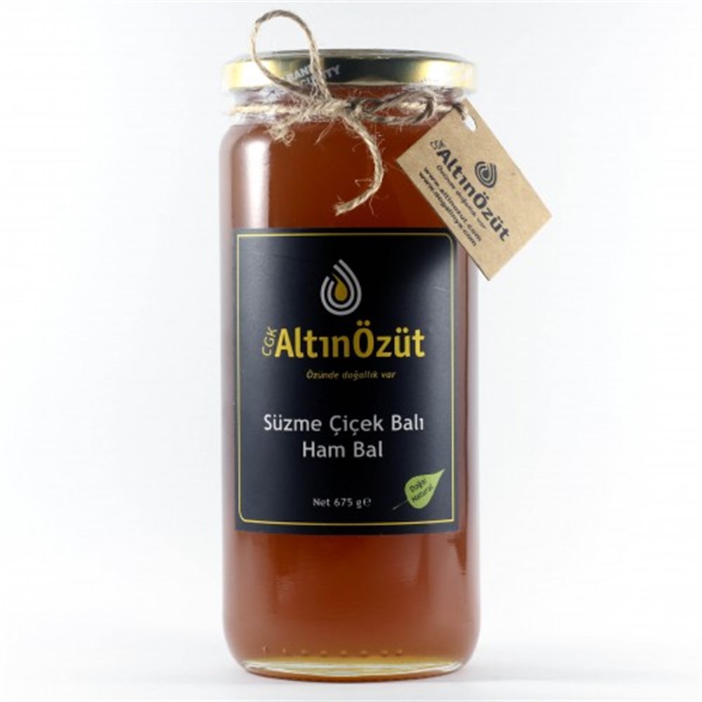 Altınözüt Süzme Çiçek Balı Ham Bal 675 gr