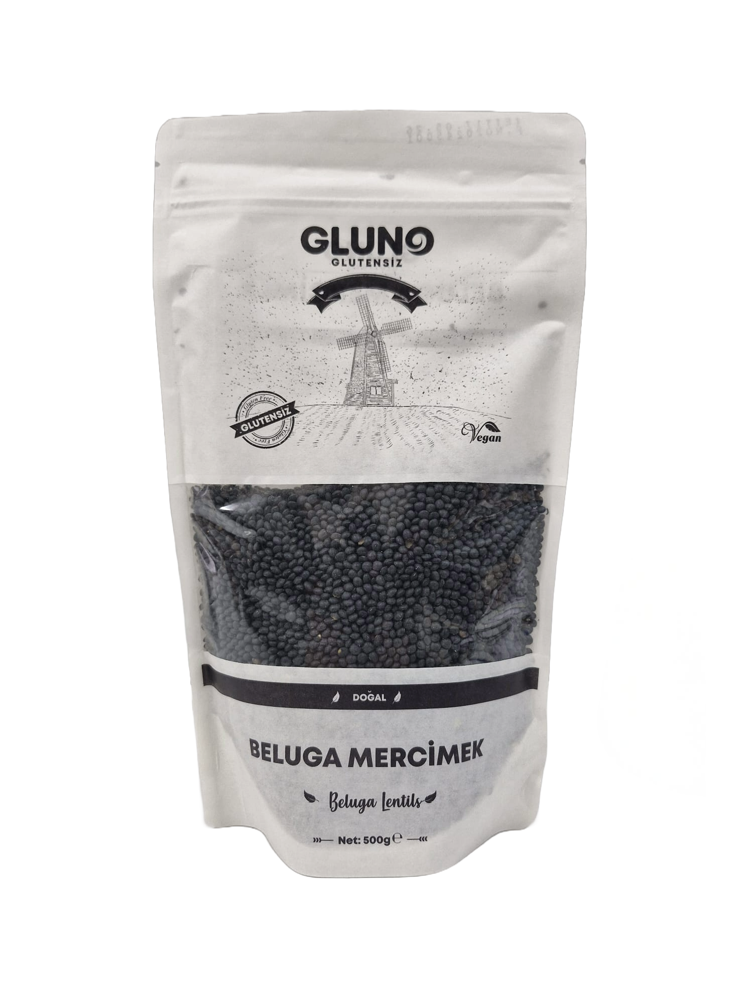 Gluno Glutensiz Beluga Mercimek 500g