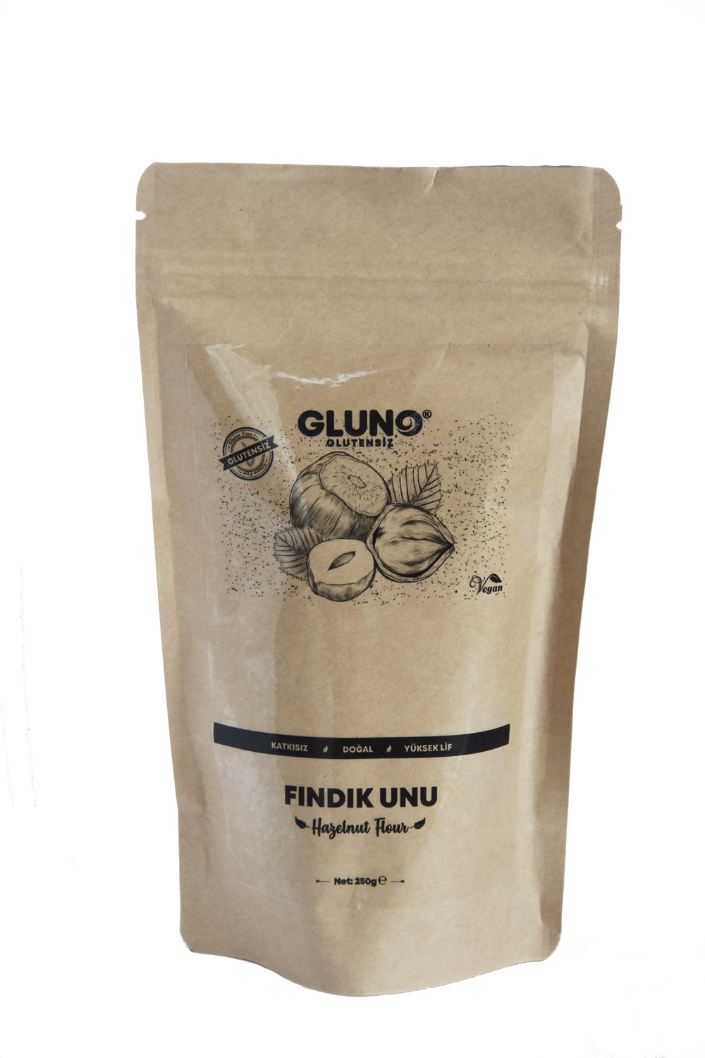 Gluno Glutensiz Fındık Unu 250gr